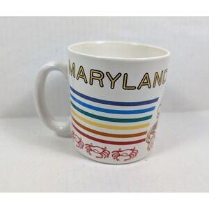 Maryland is for Crabs Mug Gay Pride Rainbow‎ Coffee Tea